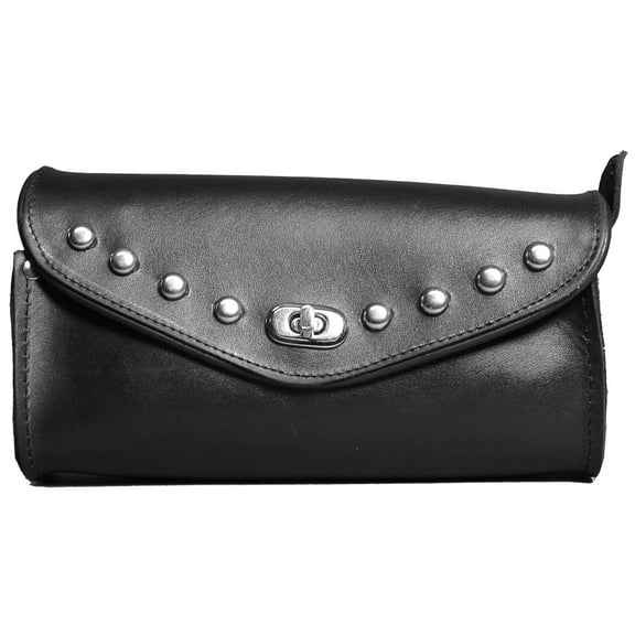 Hot Leathers WDA1002 PVC Windshield Bag with Stud Detail 10X5X3 10X5X3