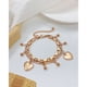 thumbnail image 2 of Pulseras con dijes para mujeres y niñas, Pulseras con dijes de acero inoxidable, 2 of 4