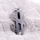 thumbnail image 4 of Clips para billetera de dinero de acero inoxidable, Clips para billetes con forma de signo de dólar, soporte de crédito para carpeta de dinero de Metal (5 piezas de plata, 4 of 5