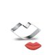 thumbnail image 2 of Molde de galletas amor boda temática DIY accesorio para hornear postre hacer herramientas Sugarcraft modelado accesorios Fondant herramienta de Herramientas y accesorios para hornear Labios Bearachild HA062601-10B, 2 of 6