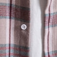 thumbnail image 3 of SWSMCLT Men's Plaid Shirts Button Down Flannel Shirt Cotton Casual Button Up Classic Soft Long Sleeve Top Casual Fashion Style18 X-Large, 3 of 4