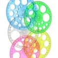 thumbnail image 4 of 5 Pcs Circle Template Ruler 360 Degree Protractor Math Protractor Circle Protractor Circle Stencil for Student, 4 of 8