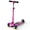 Pink, variant on 2-in-1 Kids Scooter for Ages 3-12, 3 Wheel Lean to Steer Scooter with LED Light-Up Wheels, Adjustable Handlebar, Foldable & Detachable for Boys & Girls,Blue