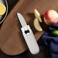 thumbnail image 4 of Gnmfd 2-in-1 Double Headed Fruit Knife Multi-Functional Peeling Slicing Tool Stainless Steel Blades for Fruits Vegetables Office Home Kitchen Portable Precise Cutting Salad Dessert Prep, 4 of 5