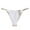 White, variant on Women's Mid Waist Ice Silk Lifting Panties - Seamless, Cotton Crotch, Sexy Design