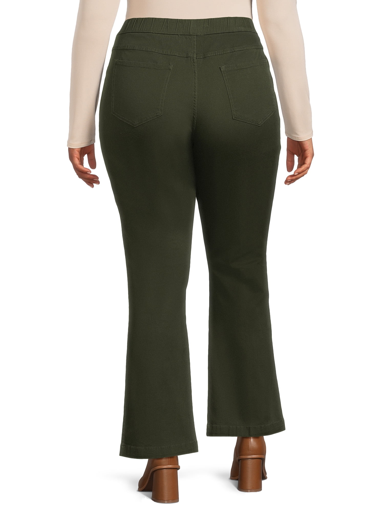 JMS Just My Size by Hanes Women's Plus Size 4 Pocket Bootcut Jeans, Single and 2-Pack
