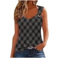 thumbnail image 2 of Puntoco Camisetas ajustadas para mujer, camisetas sin mangas para mujer, camisetas de verano, blusas casuales holgadas sin mangas con cuello redondo, 2 of 4