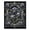 Black, Pattern 5, variant on ODIKA 4'x6' Machine Washable Non-Slip Area Rug, Antique Black High Traffic Rug, Black, 993522