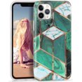 thumbnail image 1 of Case For Iphone 11 Pro Glitter Marble Soft Silicone Phone Case (Dark Green), 1 of 6