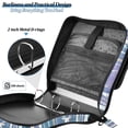 thumbnail image 4 of FORMRS Zipper Binder with Shoulder Strap 2-inch Ring 500 Sheet Capacity File Bag, Purple Night Deer, 4 of 5