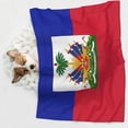 thumbnail image 5 of Haitian Flag Dog Blanket Soft Warm Flannel Cat Blanket Great Pet Throw for Cats Puppy Small Medium Large Dog, 5 of 7