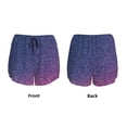 thumbnail image 5 of Lsque Violet Glitter Printed Women's Running Shorts with Liner Pockets,Elastic Quick Dry Workout Athletic Gym Yoga Shorts,Womens High Waist Shorts-X-Large, 5 of 9