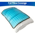 thumbnail image 3 of Cooling Pillow, Gel Pillow, Bed Chill Pad, Pepper Pad for Bed Cooling, Blue, 3 of 5
