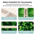 thumbnail image 3 of St. Patrick's Day Portable Square Jewelry Box Earrings Necklaces Bracelets Organizer for Girls and Women, 3 of 6