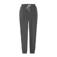 thumbnail image 3 of Up to 65% off!Casual Pants for Womens Fashion Plus Size High Waist Solid Color Sleeping Pants With Loose Waistband And Elastic Waist Pocket For Comfortable Foot Binding And Casual Pants, 3 of 8