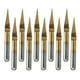 thumbnail image 5 of 10x Herramientas de Grabado de material acero de Tungsteno para Grabar, Cortar y Plásticos, Cobre, Aluminio, , Nylon, Resina, C DYNWAVEMX  Fresa de acero 10pcs, 5 of 8