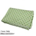 thumbnail image 5 of Irish Floor Pillow Lounger Cover, Classical Argyle Diamond Line Pattern with Crosswise Lines Old Fashioned, Nap Mat Printed Fabric Case for 5 Pillows, 88" x 36", Green Pale Green White, by Ambesonne, 5 of 5