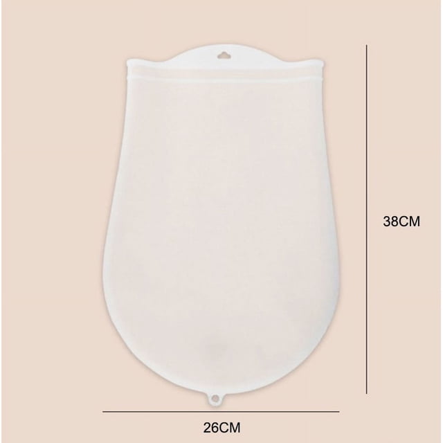1Pc Dough Kneading Bag Reusable Silicone Non Flour Mixer Bag L