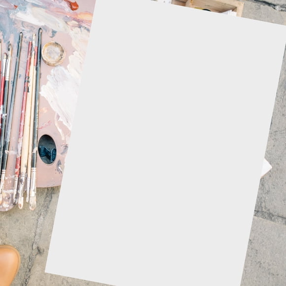 KAKOWELY 10Pcs White Poster Board Rectangular A3 Size for Handwriting Drawing Advertising Retail
