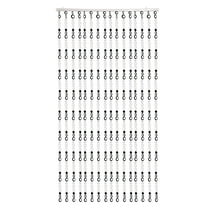 THY COLLECTIBLES Beautiful Home Decor Acrylic Beaded Curtain Door Screen Divider - Acrylic Black & White Circles