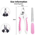 thumbnail image 5 of Dog Nail Clippers And Trimmer Cutting Nails & Free Nail File - Razor Sharp Blades - Sturdy Non Slip Handles, 5 of 5