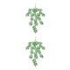 thumbnail image 4 of Ounissouiy Vid verde artificial para colgar en la pared del hogar, vid de sauce falso, habitación, jardín, balcón, pasillo, fiesta de boda, verde 80.5 cm 2piezas, 4 of 6