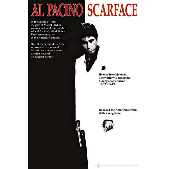 Scarface Movie Poster Print  Collections Poster Print Poster Print Unframed 16x24inch(40x60cm)