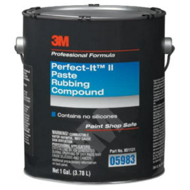3m 3M-5983 Perfect-it Ii Rubbing Compound 05983, 1 Gallon - Walmart.com ...