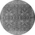 thumbnail image 1 of Ahgly Company Indoor Round Oriental Gray Industrial Area Rugs, 3' Round, 1 of 4