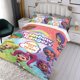 thumbnail image 3 of Rainbow Rangers Conjunto de sábanas temático, trío de piezas, cómodo y amigable con la piel, diseño único, regalo de decoración para el hogar para familiares, amigos y fans,140cm *210cm, 3 of 6