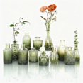 thumbnail image 2 of TYEGDAVD Floreros Juego de 12 Jarrones de Vidrio para Centro de Mesa - Floreros Decorativos para Hogar, Boda y Arreglos Florales, 2 of 8
