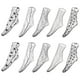 thumbnail image 2 of Lightweight Socks Ladies Fashion Lace Socks Comfortable Touch for Vacation Pairs, 2 of 2