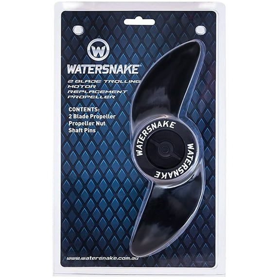 Watersnake Brand 2 Blade replacement Prop Kit 55131-W with prop nut and shear pin