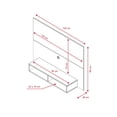thumbnail image 4 of Mueble Para Tv De Hasta 49 Pulgadas Panel Flotante C/repisa, 4 of 4