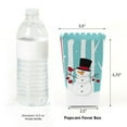 thumbnail image 2 of Big Dot of Happiness Let It Snow - Snowman - Holiday and Christmas Favor Popcorn Treat Boxes - Set of 12, 2 of 5