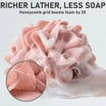 thumbnail image 4 of Luffa 2-in-1 Loofah Sponge Washcloth Holds Bar of Soap Effective Exfoliation Twin Pack, 4 of 7