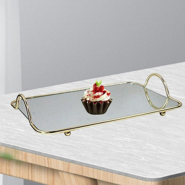 Rectangle mirror tray deals