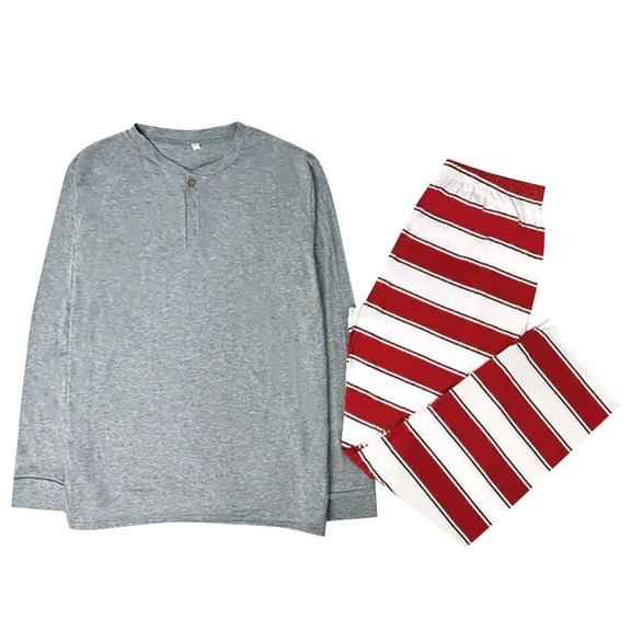 GILIGEGE Family Christmas Pajamas Matching Sets Womens Mens Pjs Long Sleeve Sleepwear & Pj Pants Xmas Holiday Lounge Sets Christmas Pajamas for Family Matching Christmas Pajamas for Family