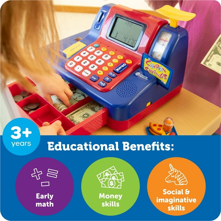 Learning Resources Pretend & Play Teaching Cash Register photo 2