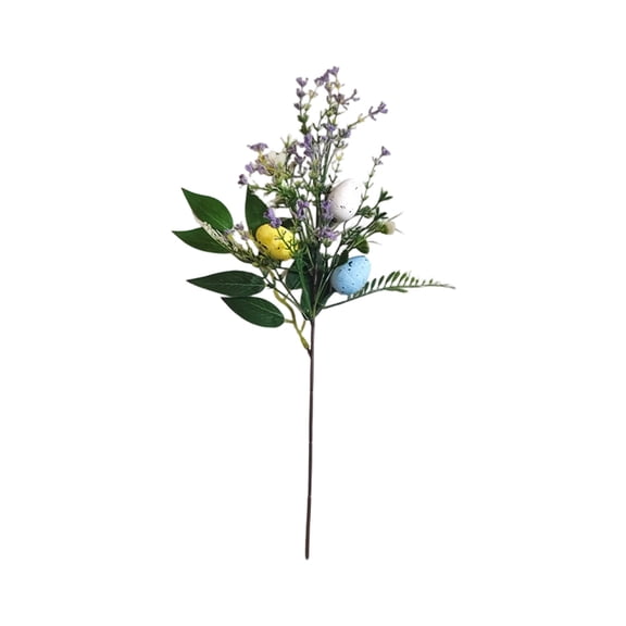 Easter Spring Flower Stems, Artificial Floral Picks for Festive Decor, Perfect for Weddings, Thanksgiving and Holiday Celebrations, Ideal for Home Decor Enthusiasts