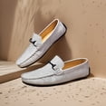 thumbnail image 4 of New Spring Loafers for Men, Easy to Wear Slip-On Driving Shoes, Flat Casual Shoes with Non-Slip Features, Breathable And Comfortable, Versatile Single Shoes with a Non-Slip Rubber Sole, 4 of 9