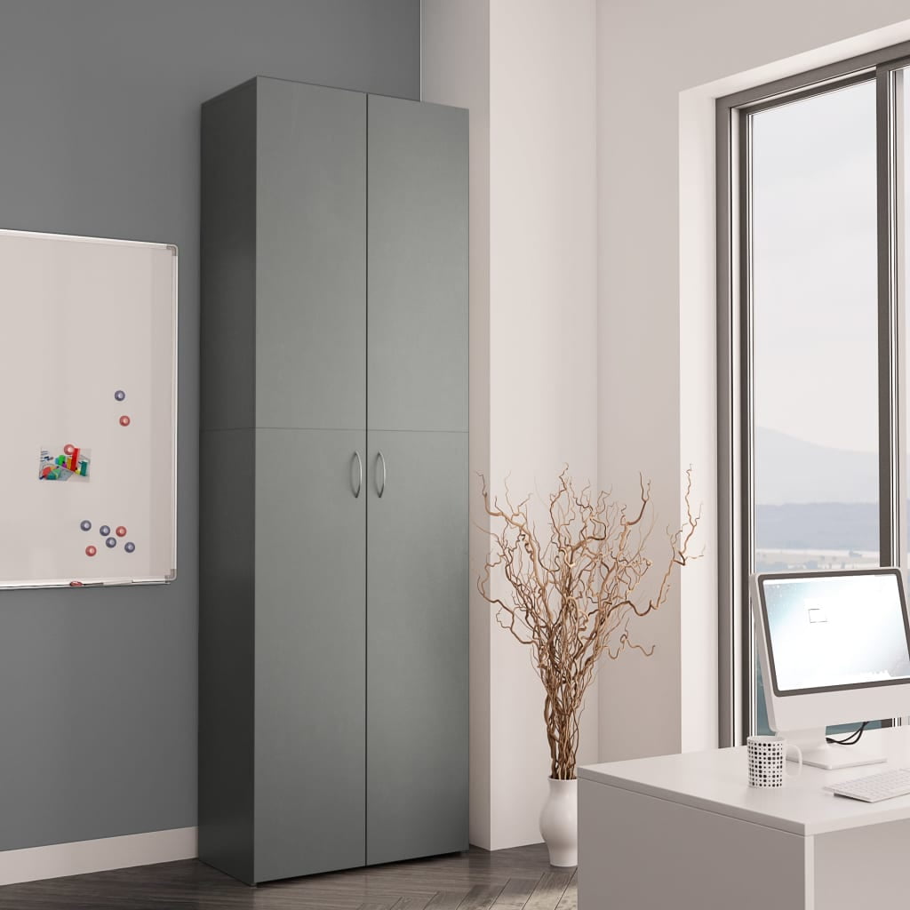 Kepooman 74.8" Home Office Elite Storage Cabinet with Locking Doors & 5 Shelves, Grey Kepooman 74.8" Home Office Elite Storage Cabinet with Locking Doors & 5 Shelves, Grey