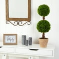 thumbnail image 3 of Nearly Natural 2.5" Boxwood Artificial Topiary, Green, 3 of 4