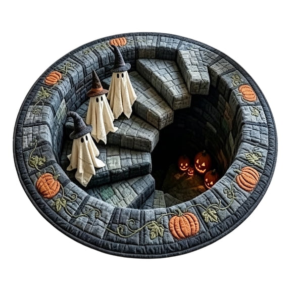 Halloween Circular Decorative Carpet (style 2)