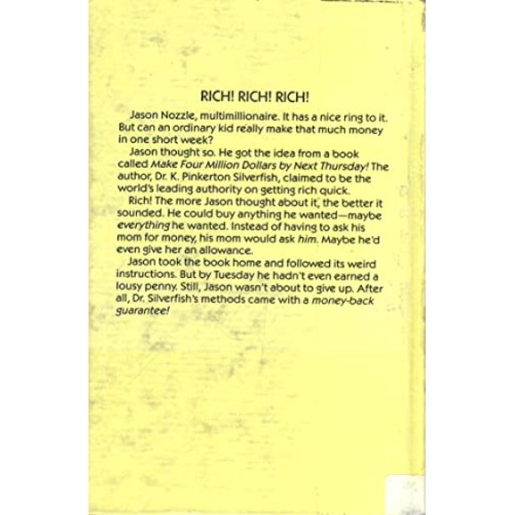 Pre-Owned Make Four Million Dollars by Next Thursday (Paperback) 0553159089 9780553159080