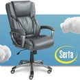 thumbnail image 1 of Serta Chaise de Bureau Exécutive Pivotante at Home Works, Gris, 1 of 11