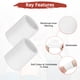 thumbnail image 5 of Uxcell 12PCS Muñequeras Deportivas, Muñequeras de Algodón Absorbentes para Entrenamiento/Baloncesto/Correr [Blanco, 10cmW], 5 of 7
