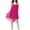 X201-Hot Pink, variant on Censtreet Nightgown for Women Chemise Sleeveless Camisole Slip Nightshirt Babydoll Sleepwear Women Sleeveless Pajama Dress