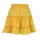thumbnail image 3 of Gibobby faldas largas de mujer casuales Ruffled High Floral Casual Summer Women Beach Braw print Falda Bohe Short Falda(Amarillo， M), 3 of 5