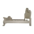 thumbnail image 4 of ACME Dresden California King Bed, Synthetic Leather & Bone White Finish, 4 of 5